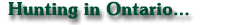 Ontario Hunting